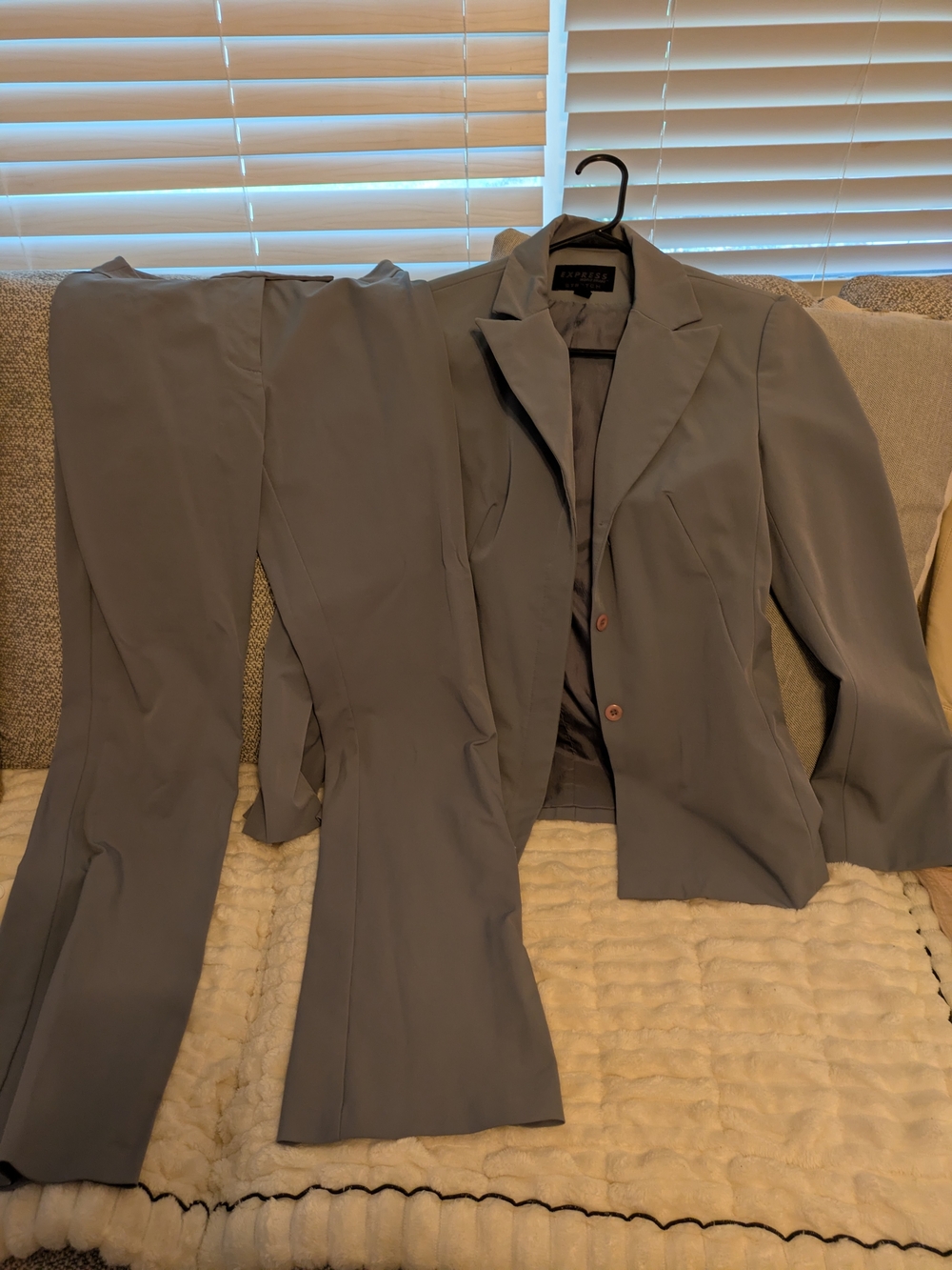 Classic Woman's Gray Suit